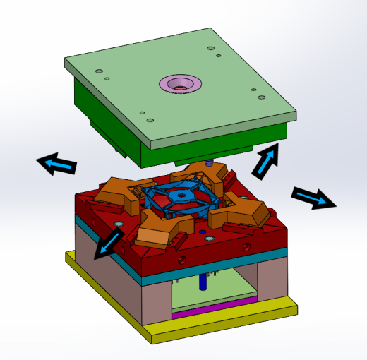 CPU风扇挡板模具缩略图